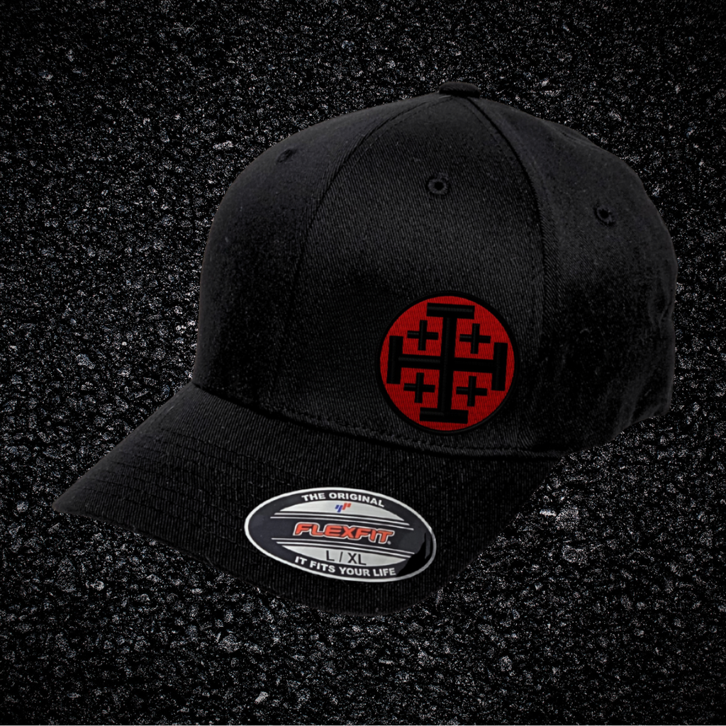 Jerusalem Cross Patch Hat - Flexfit